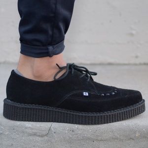 T.U.K. Suede Pointed Toe Creepers